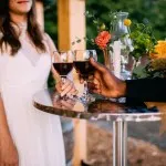 mariage table vignoble